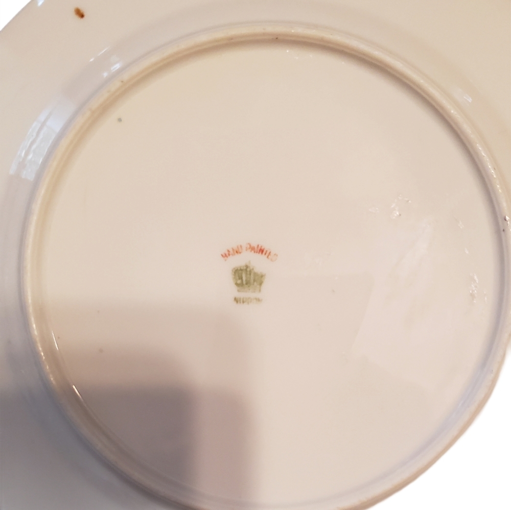 Nipon Hand Painted 6" Bread Plate - Picture 2 of 4